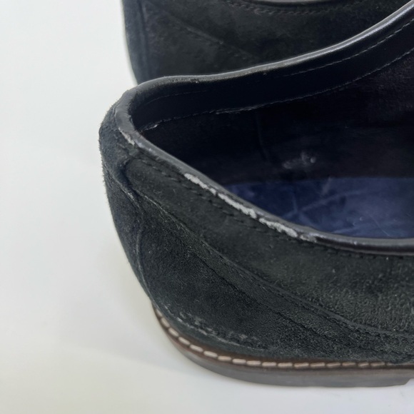 Cole Haan Men\'s Nathan Plain Toe Derby Black Nubuck Leather Comfort 10 M main image 7